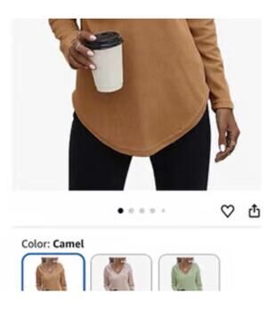 NWT Women's V Neck Hoodies LS Sweatshirt DrawstringTops with Pocket Sz L